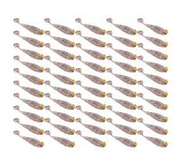 Fishing Lures 50 pezzi - Soft Silicone Baits with 3D Eyes & Paddle Tail | Lifelike Swimbait for Bass/Trout/Walleye | Essential Tackle for Anglers (Brown)