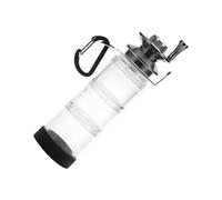 Fishing Lures Holder, Fishing Lure Organizer Bottle, Multifunctional Gear Supplies with Carabiner, Jig Storage Container, Bait Containers for Storing, Sturdy Design, 6.1 Inches