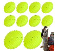 Fishing Lures Set - Soft Bass Bait 10PCS, Realistic Flexible Lures with Durable Material for Catfish Trout Bass Men Dad Outdoor Angling Accessories for Pond Lake River Offshore Use Travel