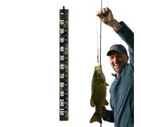 Fishing Measuring Mat - Ruler di pesce pieghevole impermeabile con marcature chiare di scale, durevole non slip for Accurate Size Recording | Wear-Resistant Portable Fillet Outdoor Fishing, Boating