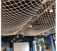 Fishing Net Decor Suspended Ceiling Decorative Net Retro Bar Net Hammock Swing Balcony Railing Safety Net(2X12M)