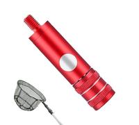 Fishing Net Joint Fitting, Alloy Dip Connector, Tight Connection Rod, Head Converter Part, Replacement Adapter for Fishing Enthusiasts Outdoor Landing Gear Tool Accessory