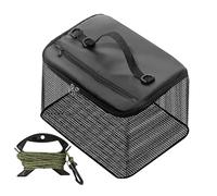 Fishing Net, Lightweight Angling Mesh, Heavy-Duty Foldable Floating Basket, Sturdy for Marina, Pond, Rock Fishing, Landing, Convenient and Portable 14,17 x 11,22 x 10,83 pollici