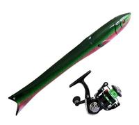 Fishing Pole Miniature Angling Rod camping hiking travel offshore