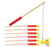 Fishing Pole Toy - 6 Pieces Magnetic Children Bathtub Game