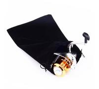 Fishing Reel Bag - Durable Water Resistant Fabric, Drawstring Gear Organizer, Tackle Storage Pouch, Lightweight Protective Carry Case | Compact Equipment Holder for Fishing Trips, Boat, Kayak, Shore