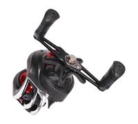 Fishing Reel, Catfish Adjustable Baitcasting Gear, High Speed 7.2:1 Ratio Spool, Smooth Drag System for Bass, Trout, Surf, Ideal for Anglers, Men, Sport Trips 5.91x4.72x3.94 Inches