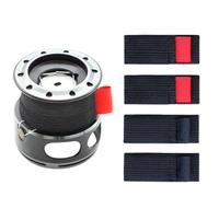 Fishing Reel Protector - 4-Pack Elastic Spool Belt, Anti-Wear, S-XL