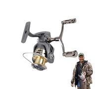 Fishing Reels - Carp Reels | 5.2:1 Gear Rapporto Rod Kit, Double Rocker Arm Rust-Proof 110Lbs Max Drag Catcher Portable for Fly Fishes Freshwater Pier Surfing Ice Lake Trout Inshore