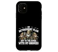 Fishing Retirement Plan Off To The River With My Gnomies Custodia per iPhone 11