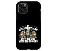 Fishing Retirement Plan Off To The River With My Gnomies Custodia per iPhone 11 Pro