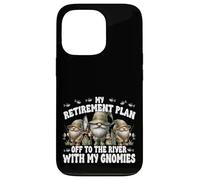 Fishing Retirement Plan Off To The River With My Gnomies Custodia per iPhone 13 Pro