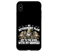 Fishing Retirement Plan Off To The River With My Gnomies Custodia per iPhone XS Max
