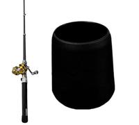 Fishing Rod Butt Cushion, Silicone End Protector Fish Rod Butt Cap, 1,2 x 1,2 x 1,6 in Anti-Slip Fishing Tackle Gear for Beginners, Enthusiasts, Professionals