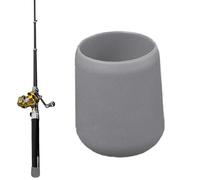 Fishing Rod Butt Cushion, Silicone End Protector Fish Rod Butt Cap, 1,2 x 1,2 x 1,6 in Anti-Slip Fishing Tackle Gear for Beginners, Enthusiasts, Professionals
