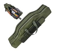 Fishing Rod Case Folding Oxford Fabric Large Waterproof Tackle Reel Bag
