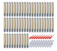 Fishing Rod - Glow Stick 50 Pack Glow in The Dark Rod Tip Lights | Night Float Accessories for Tips, Bite Detection, Outdoor Angling Gear or Fishing Enthusiasts