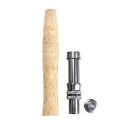 Fishing Rod Handle, Non Slip Metal Grip, Lightweight Universal Rod Support With Ergonomic Hold System, Compact Tool With Portable Design, Strong Control Stability Layer, Fishing Handle