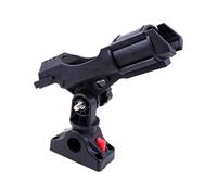 Fishing Rod Holder - 360° Rotatable Boat Rod Rack | Durable Adjustable Fishing Gear Mount for Saltwater Stream Kayak Boat Dock Gift for Father Husband Son Friends