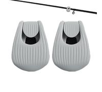 Fishing Rod Holders Clip Set of 2, Portable Fishing Pole Clips for Outdoor Travel, Rod Protector Storage Gear for River Lake Surf Camping Daily Use, Fits Backpacks Garage Beginner Anglers Equipment