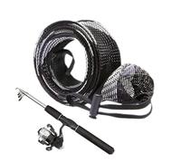 Fishing Rod Sleeve - Angling Tackle Protector Mesh Trolling Rod Sock, Casting Cover | Anglers Fishermen Tournament Guides Men Fathers Saltwater Freshwater Sea Stream River Lake Reservoir For Pole