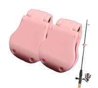 Fishing Rod Tie Holder, Pole Keeper Straps Clip, Fishing Equipment Storage, Adorable Rods Fixing Tackle Holders for Beach Lake Travel Storages, Men Adults, 1.77x1.18 inches