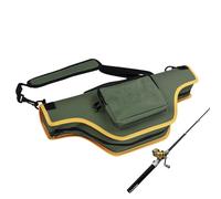 Fishing Rod Travel Case, Protective Storage Sleeve For Angling Poles, Durable Waterproof Fishing Rod Bag, Lightweight Portable Design, Case For Camping Outdoor Boat Casting Offshore Freshwater