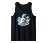 Fishing Scene With Fisherman Gnome Grandpa For Fishing Lover Canotta