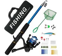 Fishing Set - Rod and Reel Kit with Carrying Bag, Complete