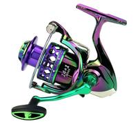 Fishing Spin Reel - Metal Bass Spin Reel | Durable Spining Gear Wheel with Smooth Casting, Lightweight Baitcaster for Catfishing, Inshore Trout, Surf Angling, Saltwater Freshwater Sports Fishing