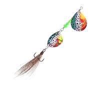 Fishing Spinner Baits, Long Distance Casting Sinking Spinnerbaits For Bass Fishing, Realistic Sequins Lures, Targeting Salmon Walleye Catfish And Musky, 4.33x1.57x0.59 In