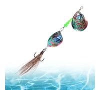 Fishing Spinner Baits, Sinking Spinnerbaits, 4.33x1.57x0.59 pollici Long Distance Casting Lures & Multiple Species Design, paillettes Flash Blades for Bass Salmon Catfish Walleye Musky Angling