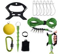 Fishing Stringer - Cavo Per Pesce Con 6 In Acciaio Inossidabile,Cordino 5 m per Cattura Persico Salmone Uomini Kayak Esterno