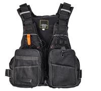 Fishing Swim Vest with Adjustable Belt and Zipper, Whistle, Pockets Jacket for Fishing Sailing Surfing Kayaking(C)
