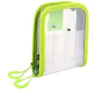 Fishing Tackle Bag, Angler Fish Pouch, 5.91x5.04x1.5 Inches Heavy Duty Organizer and Transparent Waterproof Pack, Storage Carrier for Kayak Gear, Beginner, Enthusiasts, Boat Trips