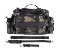 Fishing Tackle Bag | Large Capacity Gear Storage Organizer | Waterproof Fishing Tackle Box Bag,for Freshwater Lake River Shore Pier Pond Outdoor Saltwater