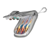 Fishing Tackle Bag, Transparent Waterproof Pouch, 5.91x5.04x1.5 inches, Hook Cover Organizer for Boat Trips, Kayak Gear, Saltwater Storage, Men Gift, Beginner Anglers Accessory