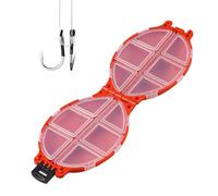 Fishing Tackle Box - 12-Grid Turtle Shaped Fishings Accessory Case | Compact Lure Organizer Portable Tackle Box For Fishing Baits Hooks Swivels Sinkers Outdoor