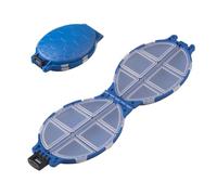 Fishing Tackle Box - 12-Grid Turtle Shaped Fishings Accessory Case | Compact Lure Organizer Portable Tackle Box For Fishing Baits Hooks Swivels Sinkers Outdoor