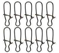 Fishing Tackle Max Moschettone Duo Lock, Nero Opaco, Taglia 1 / Portata: 9 kg Seika - Programma di Pesci Predatori FTM.