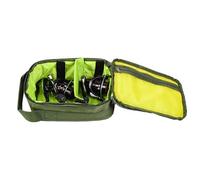 Fishing Tackle Organizer Bag, Waterproof Reel Carry Bag, Zippered Pouch, Oxford Cloth Fishing Gear Case, Ampia Capacity Fishing Accessories Bag for Fishermen, Enthusiasts, verde, Se référer au