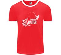 Fishing The Master Baiter Funny Fisherman Uomo Ringer T-Shirt FotL