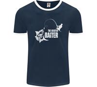Fishing The Master Baiter Funny Fisherman Uomo Ringer T-Shirt FotL