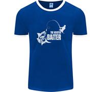 Fishing The Master Baiter Funny Fisherman Uomo Ringer T-Shirt FotL