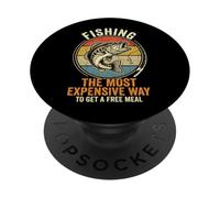 Fishing The Most Expensive Way To Get A Free Meal PopSockets PopGrip Adesivo