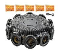 Fishing Trap Cage, Crab Lobster Catch Net, Easy Setup with Mesh Enclosure, Multi Catch Fish Trap for Crawfish Eel, Traps Cage with Compact Design, Fishing Gear for Saltwater Freshwater