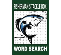 FISHING WORD SEARCH: Fishing Word Search With Easy To Read Print. Tackle Box, Fishing Equipment and More 6X9 Inches, 110 Pages 50+Puzzles
