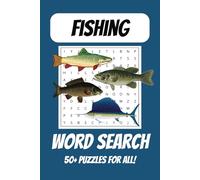 Fishing Word Search Puzzle Book: Easy to Read Print about Fishing, Fish, Sharks, Water Animals, Boats and More | 6x9 inches, 110 pages | 50+ puzzles.... Gifts for Vacations, Holidays, and Leisure Time