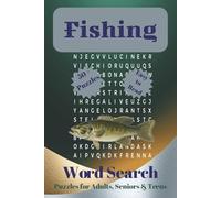 Fishing Word Search Puzzle Book: Relaxing Fishing-Themed Brain Games with 495 Unique Words | Fun Outdoor Activity Book for Fishermen, Campers, Boaters, and Nature Lovers