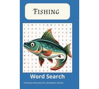 Fishing Word Search Puzzle Book: Word Searches with Easy to Read Print about Fishing | 6x9 inches, 110 pages | 50+ puzzles… Gift for Vacations, Holidays.